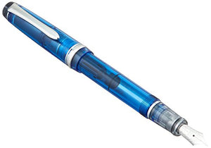 Pilot Fountain Pen Custom Heritage 92, Transparent Blue Body, F-Nib (FKVH-15SRS-TL-F)