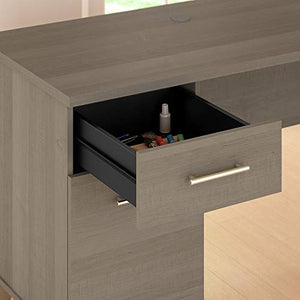 Bush Furniture Somerset 72W Computer Desk with Drawers | Ash Gray Home Office Table