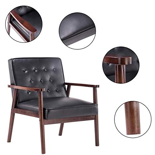 HopeHope Executive Guest Chair Set - 2pcs 400 lbs Wooden Lounge Chairs