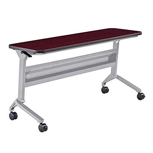 Safco Products Flip-N-Go Training Table, Regal Mahogany
