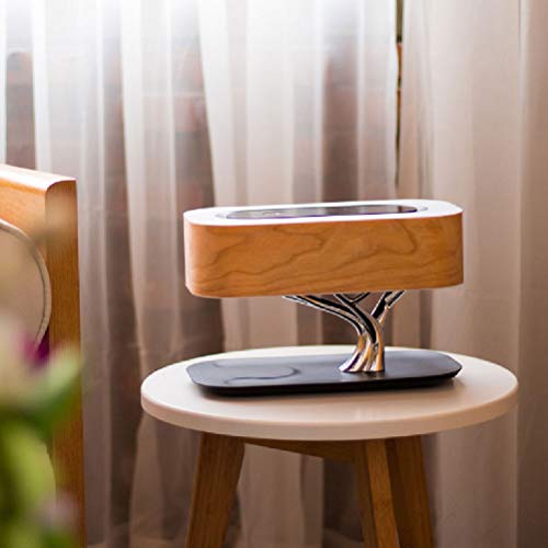 BIN Bedside Lamp Table Lamp Bluetooth Speaker, Wireless Charging,WiFi+Wirelesscharging