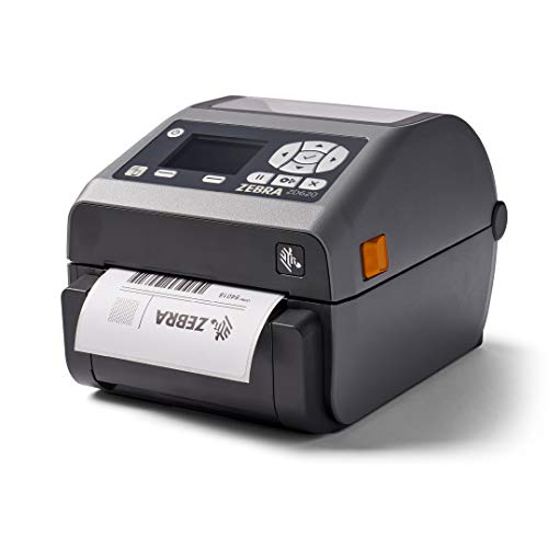 Zebra ZD620d Direct Thermal Desktop Printer LCD 203 dpi Print Width 4 in WiFi Bluetooth Ethernet Serial USB Peeler Preinstalled ZD62142-D11L01EZ