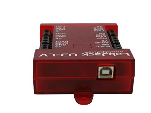U3-LV USB DAQ Device with 16 Flexible I/O for Analog 0-2.4V and Digital Data Acquisition of Sensors, Relay Control, Automation and Timers