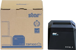 Star Micronics TSP143IVUE USB/Ethernet Thermal Receipt Printer - Gray