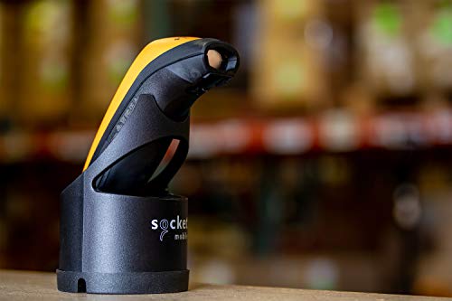 DuraScan D700, 1D Barcode Scanner, Orange & Charging Dock