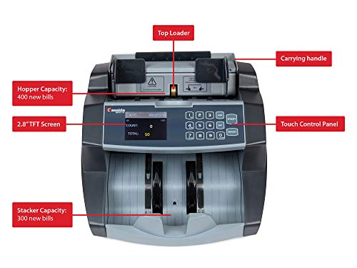 Cassida 6600 UV Business-Grade Bill Counter with ValueCount