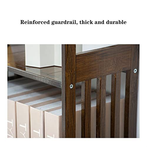 zxb-shop Bookshelf Simple Desktop Bookshelf Storage Rack Desk Small Storage Rack Desktop Organizer File Rack Wooden Large Capacity Bookcase