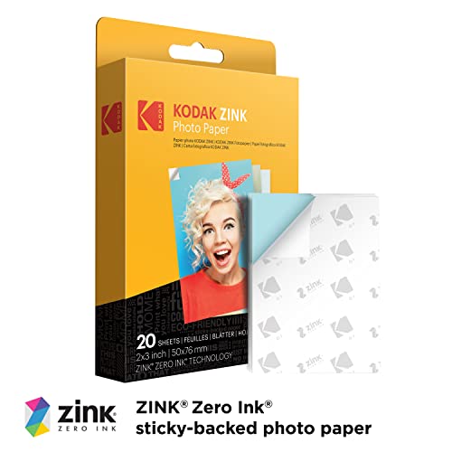 Kodak Smile Instant Digital Printer (Black/White) Photo Frames Bundle