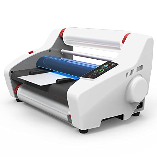 POVOKICI Desktop Thermal Roll Laminator 13.78in/350mm for A3/A4 UV DTF Film