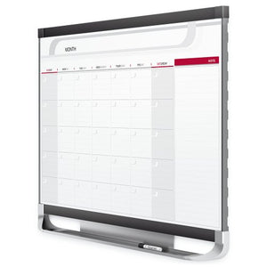 Quartet Dry Erase Calendar Board, Planner, Magnetic Whiteboard, 4' x 3', Monthly, Total Erase Surface, Prestige 2 (CP43P2)