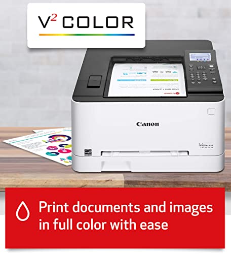 Canon Wireless Laser Printer - Color imageCLASS LBP622Cdw, White - 22 ppm, 600 x 600 dpi, 1GB Memory