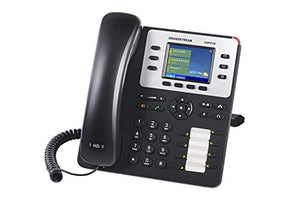 Business Phone System by Grandstream: Enhanced Pack with Auto Attendant, Voicemail, Cell & Remote Phone Extensions, Call Recording & Free Mission Machines Phone Service for 1 Year (4 Phone Bundle)