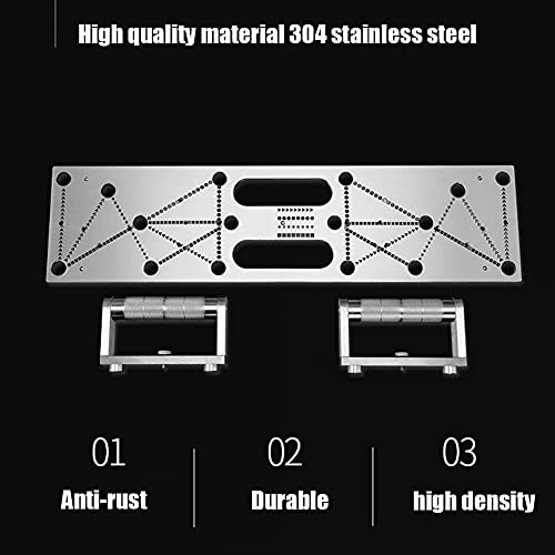 chaozhi Stainless Steel Pushup Stands with Push Up Bars, Multifunctional Home Strength Training Equipment, Indoor Fitness Equipment, Push-Ups Board