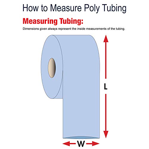 Aviditi Poly Tubing Roll, 7" x 2150', 2 Mil, Clear - for Custom Sized Poly Bags