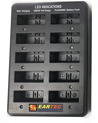Solid Signal Eartec HUB8S Wireless Headset Communication System - 8 Users, Single Ear Headsets, Transceiver Bundle