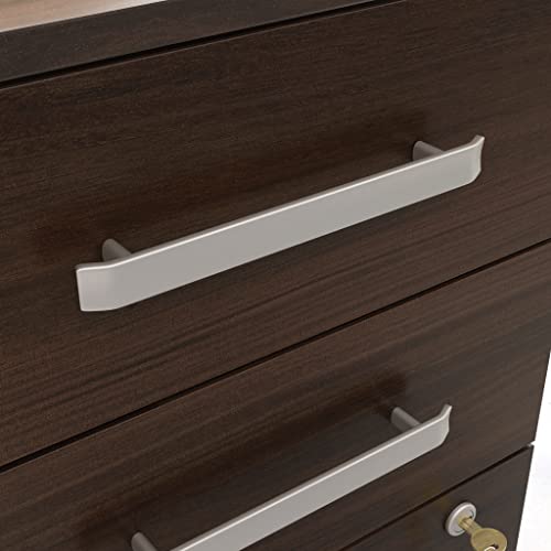 Sauder OfficeWorks 3 Drawer Mobile File Cabinet, Noble Elm, 15.55" x 19.45" x 28.43