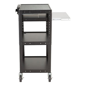 Norwood Commercial Furniture Electric Power AV Cart with Sliding Tray