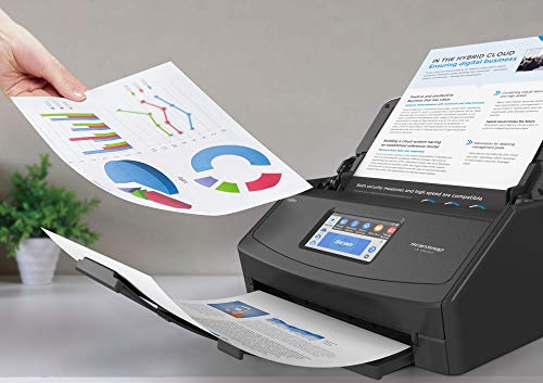 ScanSnap Fujitsu iX1500 Color Duplex Document Scanner for Mac or PC - Black (2018 Release)
