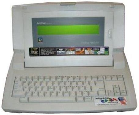 Brother DP-525CJ Electronic Typewriter Plus Word Processor, Desktop Publisher 525, 7 Line LCD Display, 3.5" 1.44MB Disk Drive, Built-in 30 Page Sheet Feeder for Automatic Paper Handling