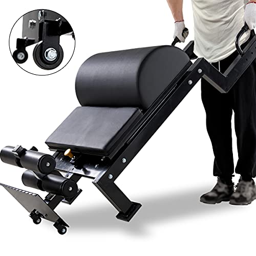 papababe Floor Glute and Hamstring Developer Machine (GHD), Adjustable Gute Builder Floor GHD for Cross Training Workout Lifting, Home and Commercial Gym