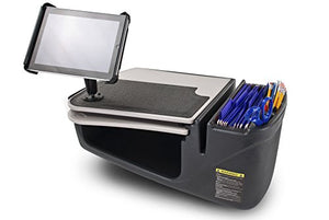 AutoExec AUE10004 GripMaster Car Desk Grey Finish with Tablet Mount