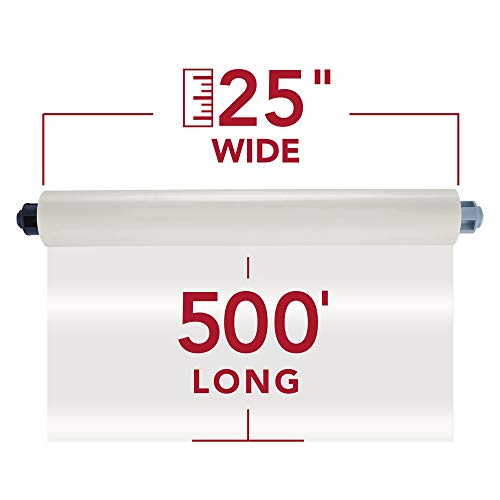 GBC Pinnacle EZ Load Blue End Cap Laminating Roll Film, NAP I, 1.5 Mil, 25 inches x 500 feet, 2 Pack (3748201EZ)