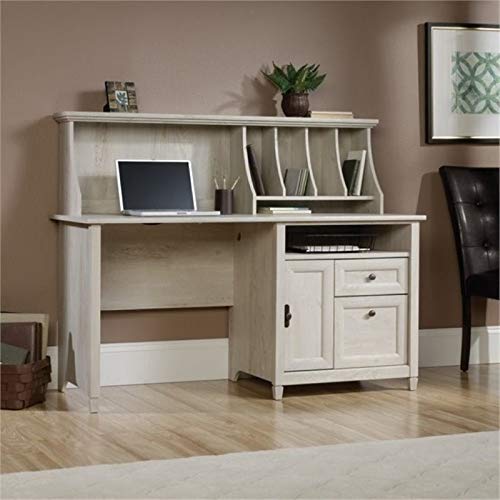 Bowery Hill Computer Desk with Hutch in Chalked Chestnut