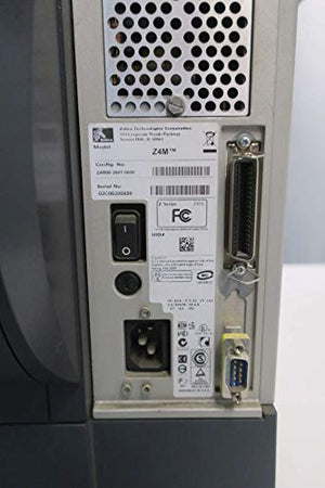 ZEBRA Z4M00-2001-0000 Z4M THERMAL LABEL BARCODE PRINTER 90-264V-AC D581468 (Renewed)