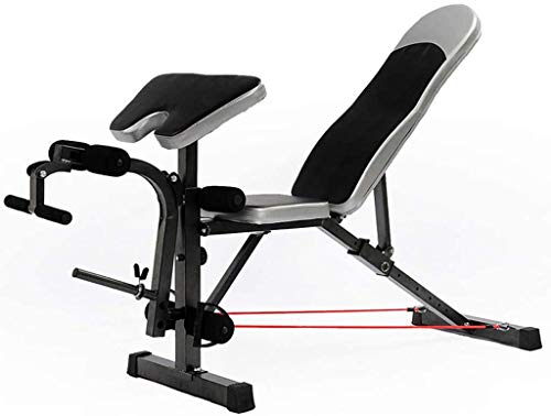 DLWDMRV Fitness aid Dumbbell Bench Adjustable Dumbbell Stool Weightlifting Bed Bench Press Sit-up Bench ndoor Multi-Function Weight, Strength Training Fitness Equipment for Full-Body Workout