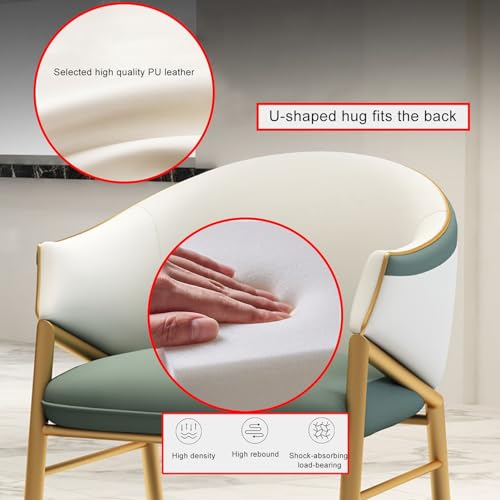 YUZES Office Reception Room Club Table and Chair Set - Light Color