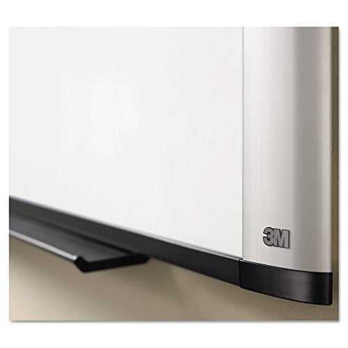 3M Porcelain Dry Erase Board, 72 x 48-Inches, Widescreen Aluminum Frame