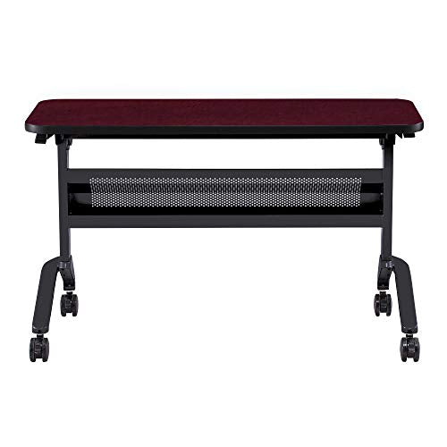 Safco Products Flip-N-Go Training Table, Regal Mahogany