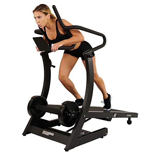 Sunny Health & Fitness Asuna High Performance Manual Treadmill with Heavy Duty Dual Flywheels, Tablet Holder, Incline, 440 LB Max Weight, 8 Level Resistance - 7700