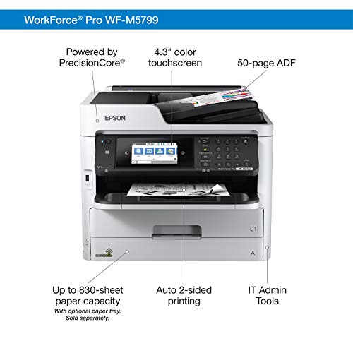 Epson Workforce Pro WF-M5799 Workgroup Monochrome Multifunction Printer
