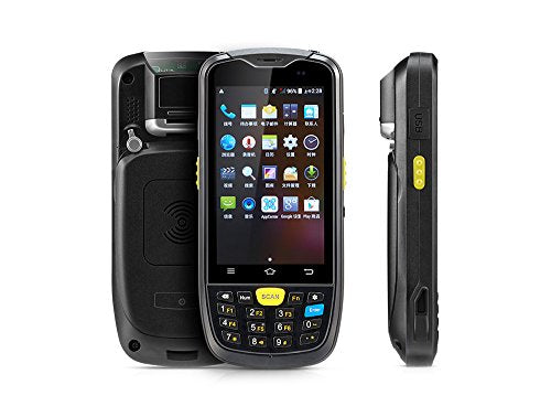 Archer@ Enterprise Handheld Mobile Device Wireless Barcode Scanner - Android 6.0 OS, 1D Laser, Numeric Keypad, GPS, Touch Panel, WiFi 802.11abgn, 3G & 4G Network & Phone