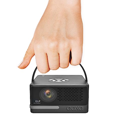 AAXA Technologies Ultimate 1100 LED Lumens Smart Projector [6 Hr Battery, WiFi, BT Speaker]