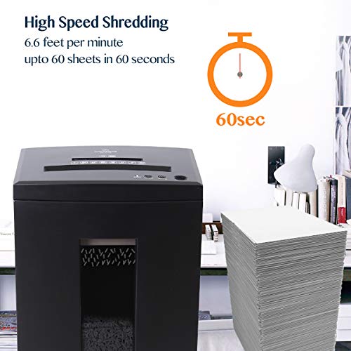 WOLVERINE 10-Sheet Super Micro Cut High Security Shredder for Home Office - SD9112