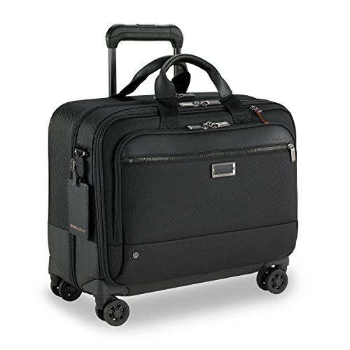 Briggs & Riley @ Work-Spinner Brief Rolling Briefcase, Black, Large