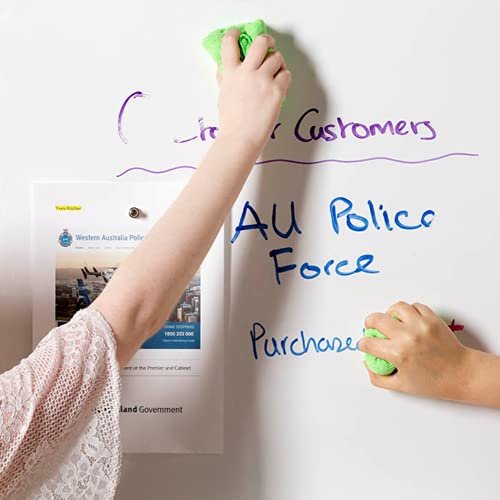 Smarter Surfaces Smart Magnetic Whiteboard Paint 65ft² White + Primer 65ft² White - Magnetic Dry Erase Whiteboard - Write On a Magnetic Wall - Free Express Shipping
