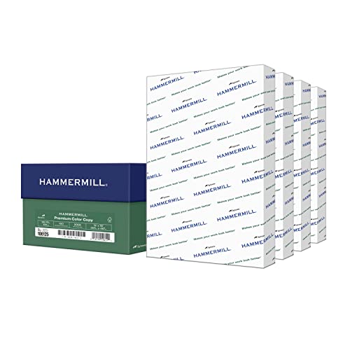 Hammermill Printer Paper, Premium Color 28 lb Copy Paper, 12 x 18 - 4 Ream (2,000 Sheets) - 100 Bright, Made in the USA, 106125C