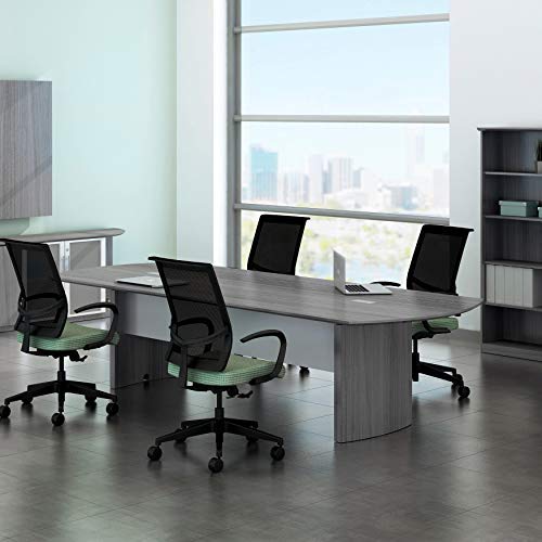 Safco Products MNC8LGS Medina Table, 8', Gray Steel