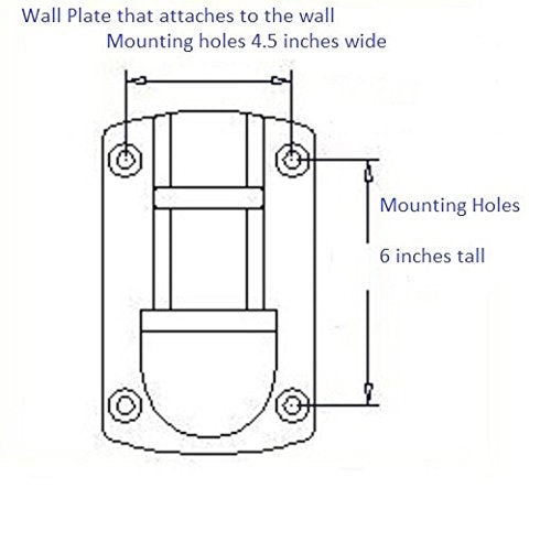 Tyke Supply LLC LCD Wall Mount Extra Long Arm Gas Spring Hospital, Doctor, Dentist, Medical Arm