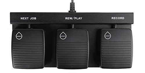 DAC FP-110-USB-W Three Button Foot Pedal (Waterproof)