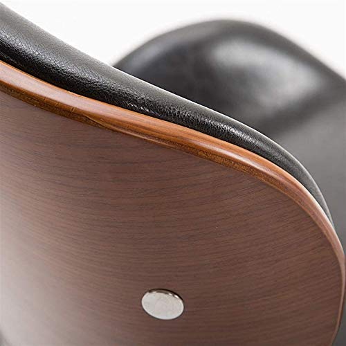 Video Game Chairs Home Office Desk Chairs Office Chairs with Lumbar Support Office Chairs & Sofas Retro Computer Chair,Nordic Simple Modern Wooden Office Chair,Home Leather Chair Rotating Conference C