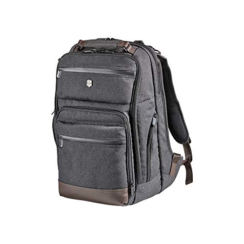 Victorinox Architecture Urban Rath Laptop Backpack, Grey/Brown, 18.1-inch