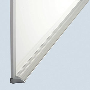Quartet Porcelain Whiteboard, Magnetic Dry Erase Board, 4' x 10', Aluminum Frame (PPA410)