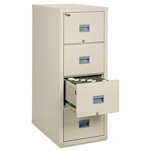 FireKing Patriot Series 4-Dr Vertical Fire Files-Fire Proof Filing Cab, 4-Drwr, 17-3/4"x31"x52-3/4", PHT