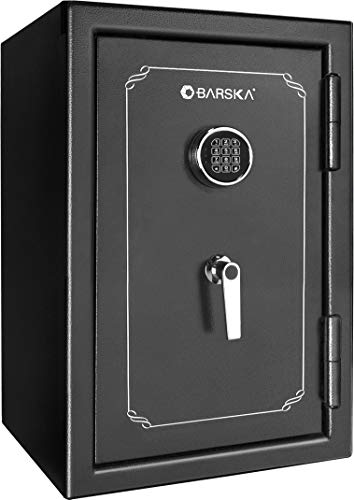 BARSKA New Fireproof Fire Vault Rifle Gun Keypad Lock Safe Cabinet (3.45 Cubic feet)
