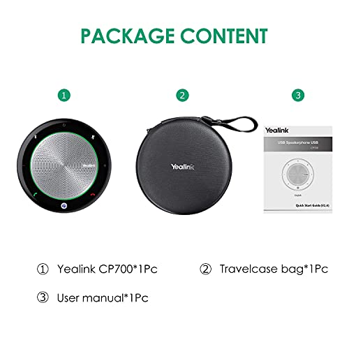 Yealink Video and Audio Conferencing System with UVC40 & CP700 Speakerphone