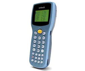 Unitech HT630-9000BADG Mobile Computer, Laser, Batch, 2.5MB RAM, DOS, Battery, USB Cable, Power Adapter
